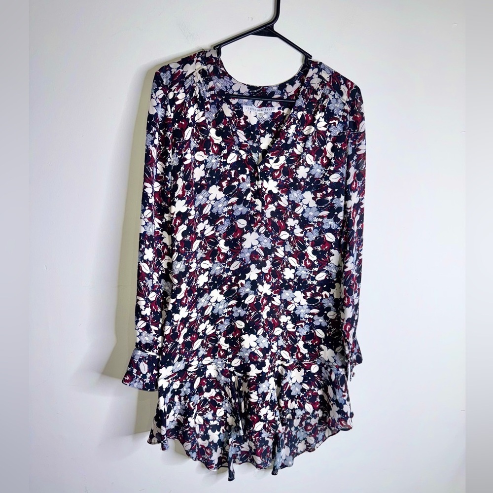 Veronica Beard Franklin Printed Silk Dress - Picture 4 of 11